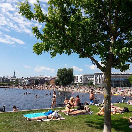 Apartment Bystranda - City Beach Kristiansand Buitenkant foto
